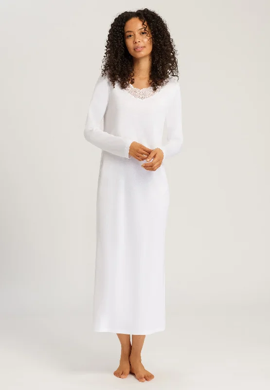 74997 Naila Long Sleeve Nightgown 130cm - 101 White